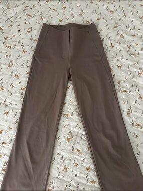lululemon athletica Straight-Leg Pants in Taupe Brown